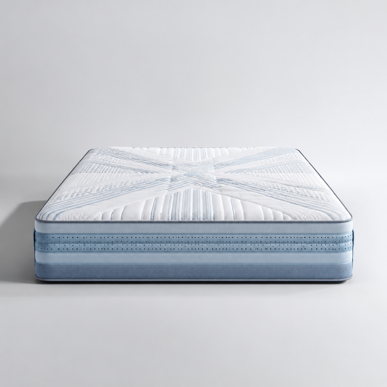 Nuvora Air Plus premium cooling mattress on a light studio background