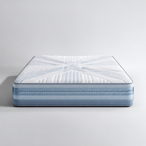 Nuvora Air Plus premium cooling mattress on a light studio background