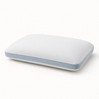 Nuvora Arc adjustable cooling pillow with breathable white cover