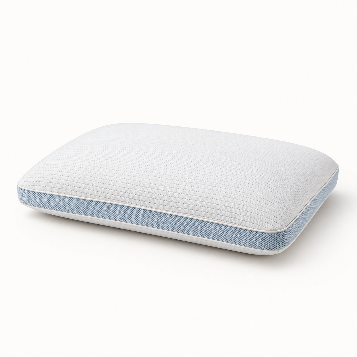 Nuvora Arc adjustable cooling pillow with breathable white cover