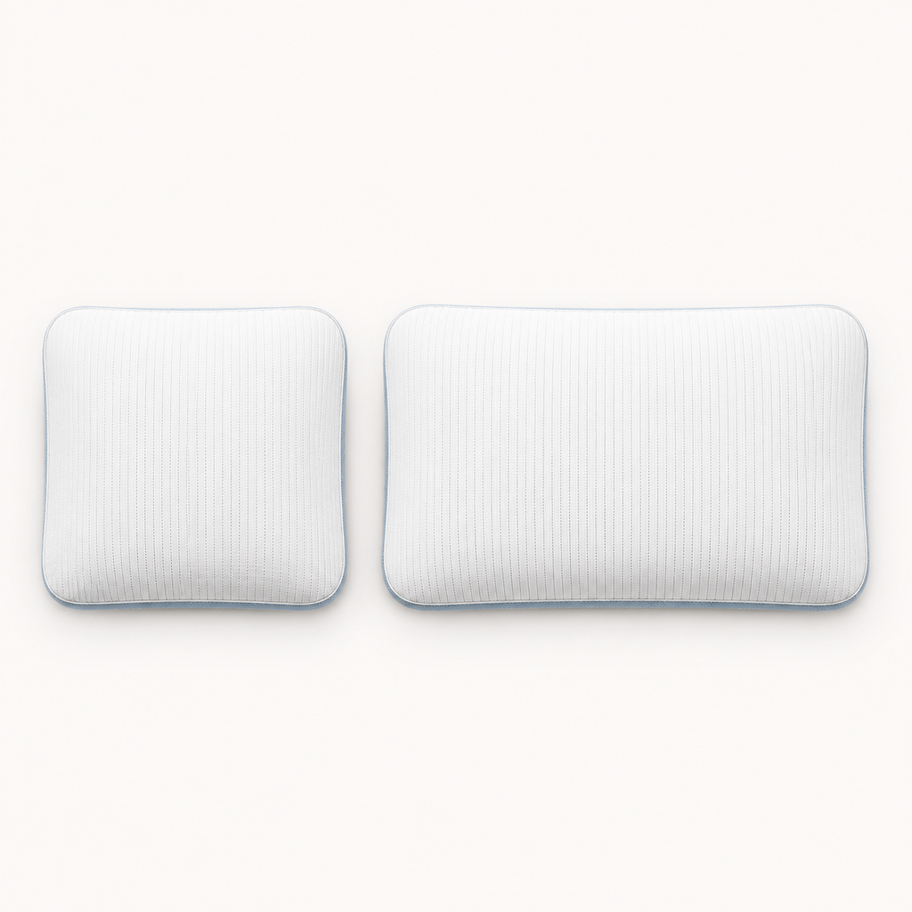 Nuvora Arc adjustable cooling pillow size comparison