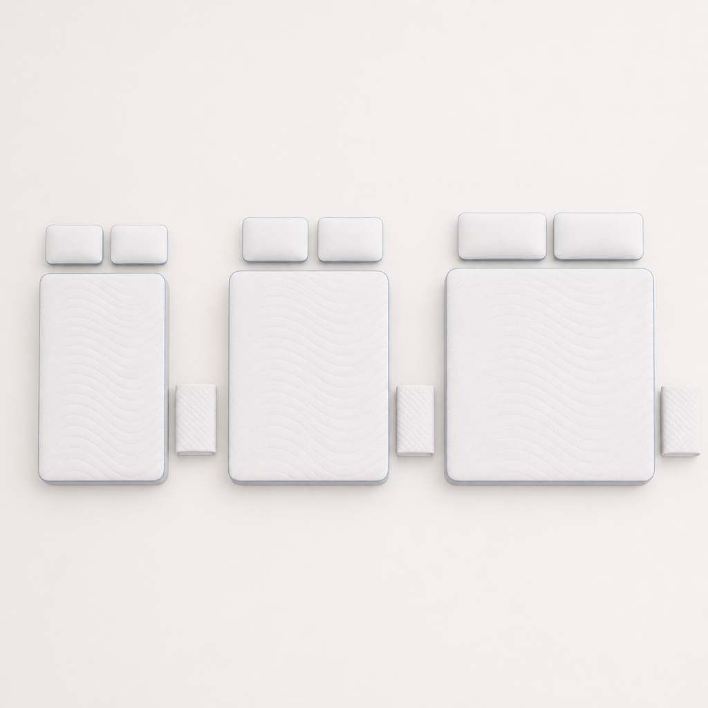 Nuvora complete cooling sleep bundle size comparison