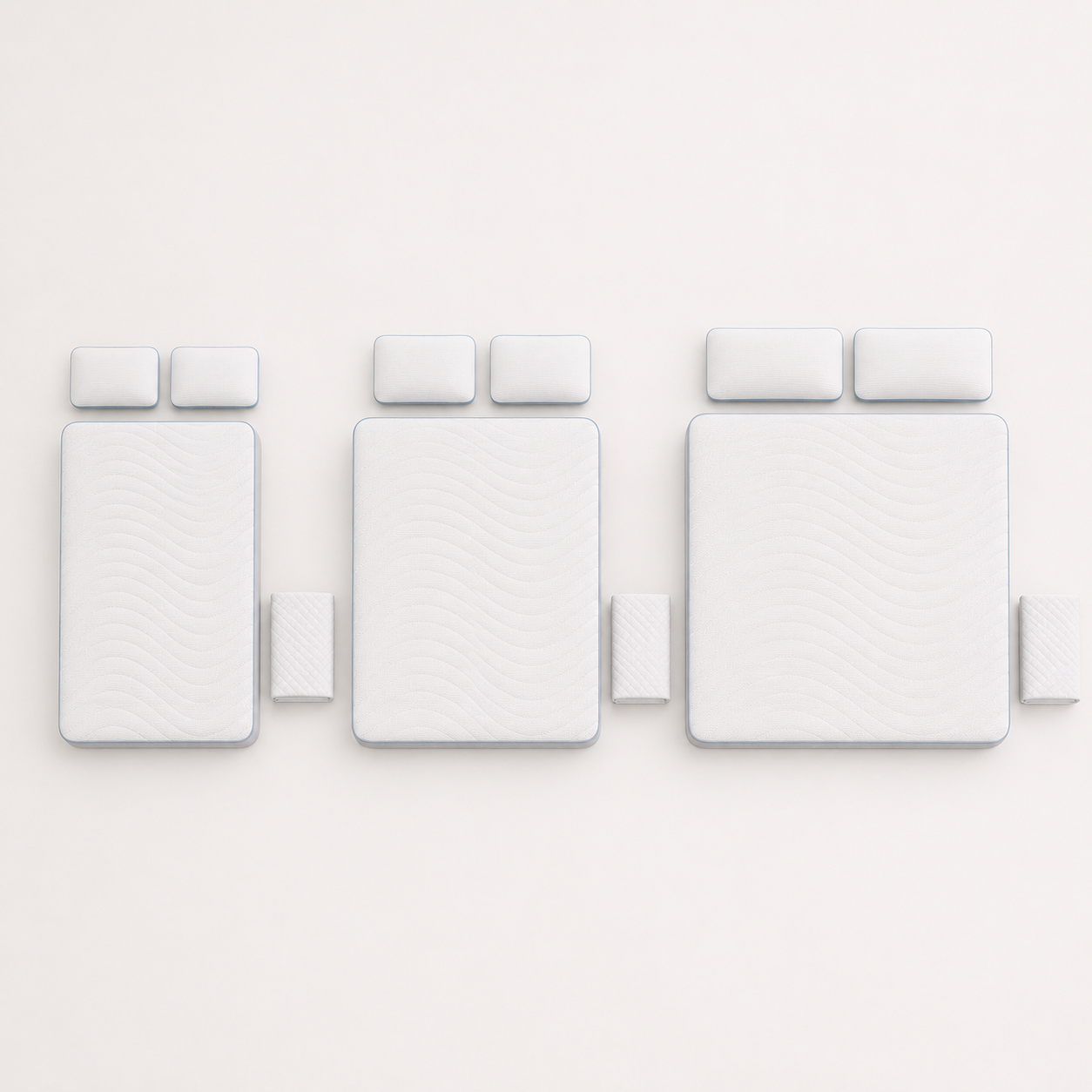 Nuvora complete cooling sleep bundle size comparison