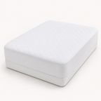 Nuvora Shield breathable cooling mattress protector on a white background