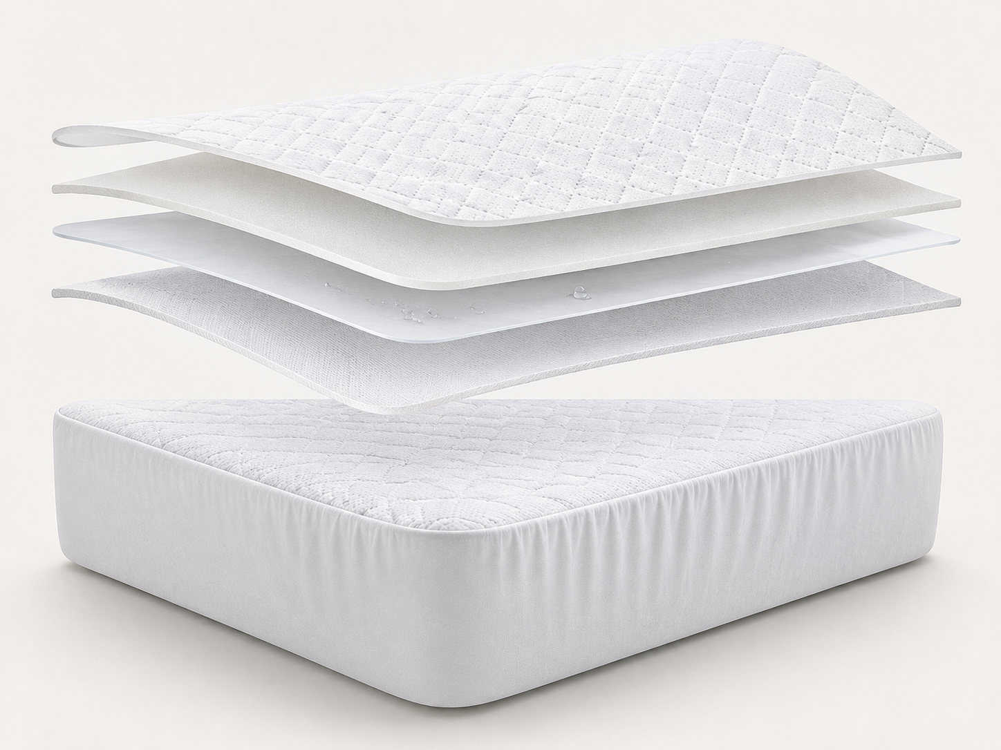 Nuvora Shield mattress protector breathable layered construction